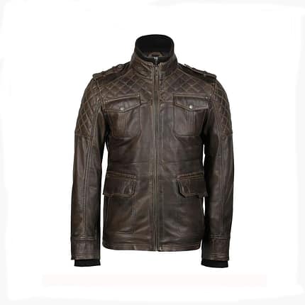 Genuine Leather Jacket, Classic Motorcycle Jacket, Riding Jacket, Light Weight Coat Motocollection