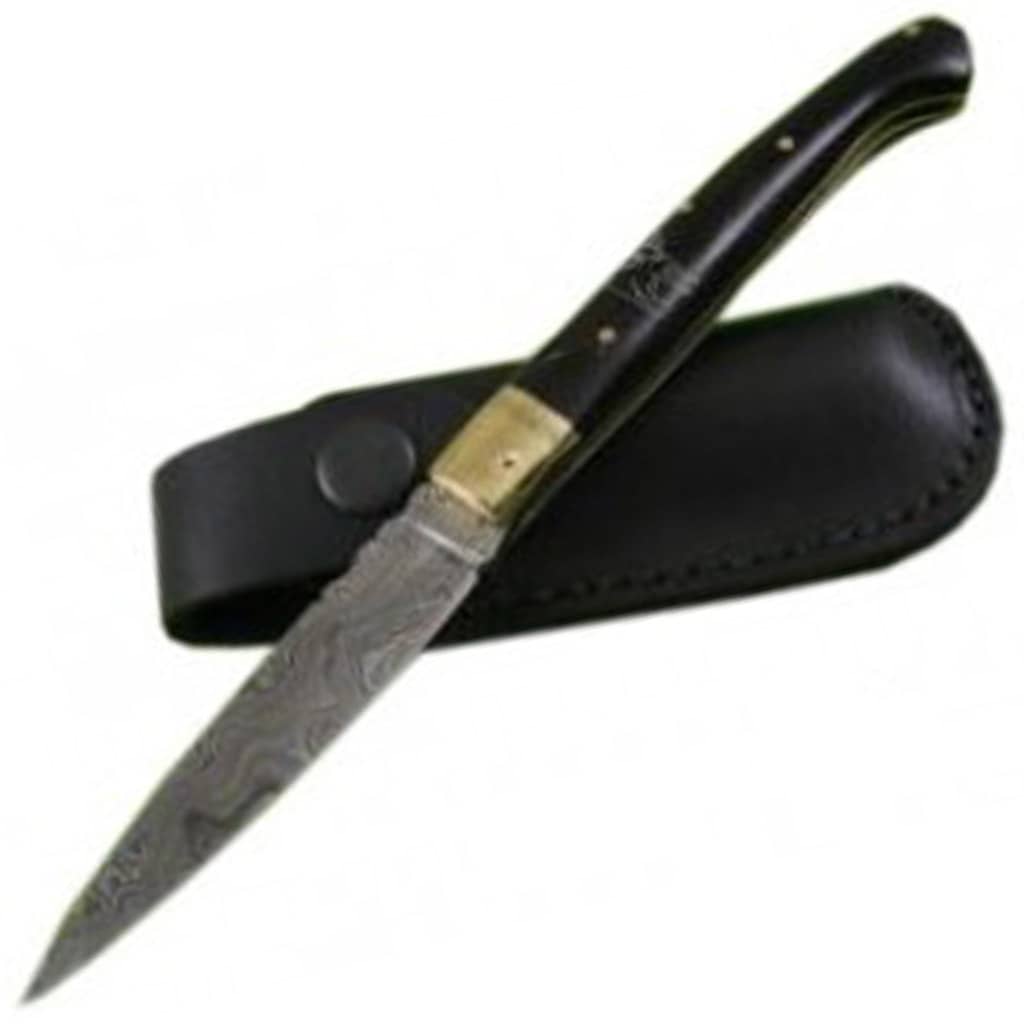 Damascus Pocket Folding Custom Handmade Dashing Knife 4.5″