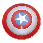 Red Captain America Shield Replica by swordskingdom