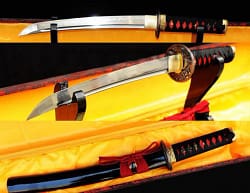 Handmade Clay Tempered Japanese Samurai Tanto Sword