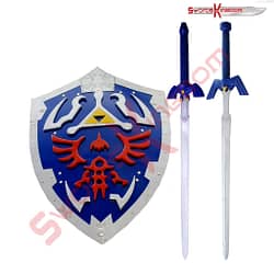 Link Hylian Shield with 2 Master Swords Set