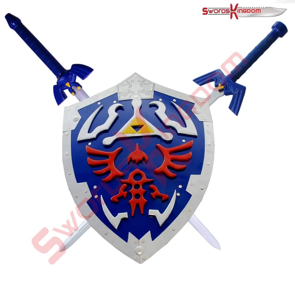 Link Hylian Shield with 2 Master Swords Set