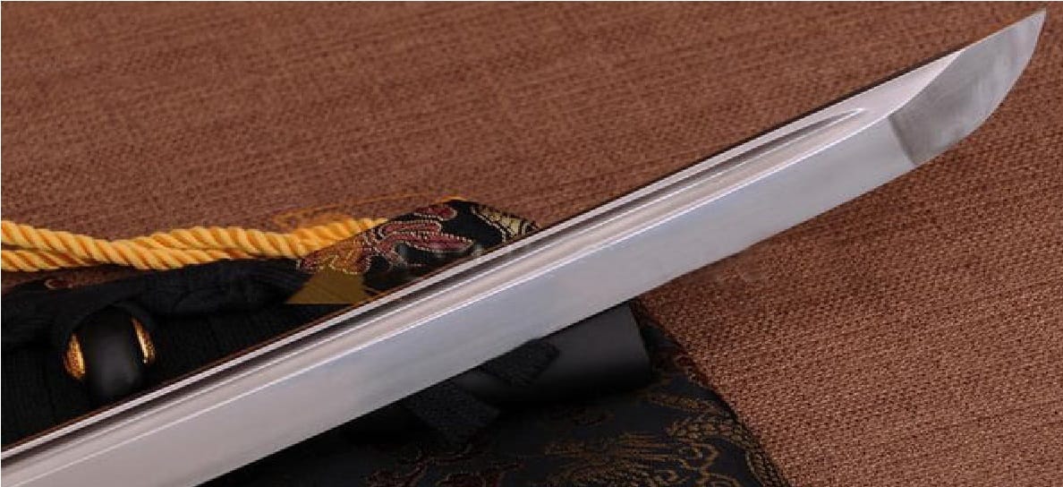 Folded Steel Fulltang Blade Japanese Samurai Sword- SwordsKingdom UK