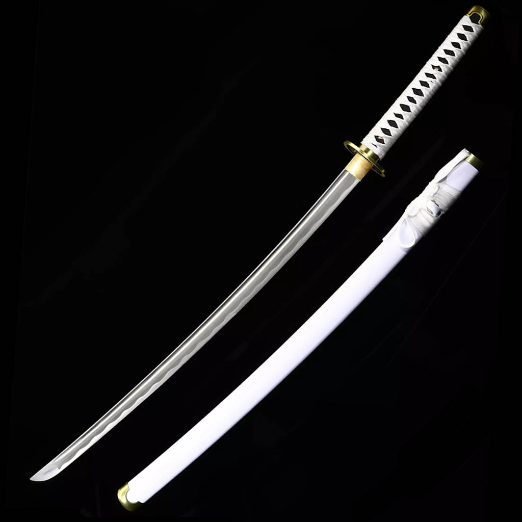 One Piece Roronoa Zoro Wado Ichimonji Real Katana Sword - SwordsKingdom