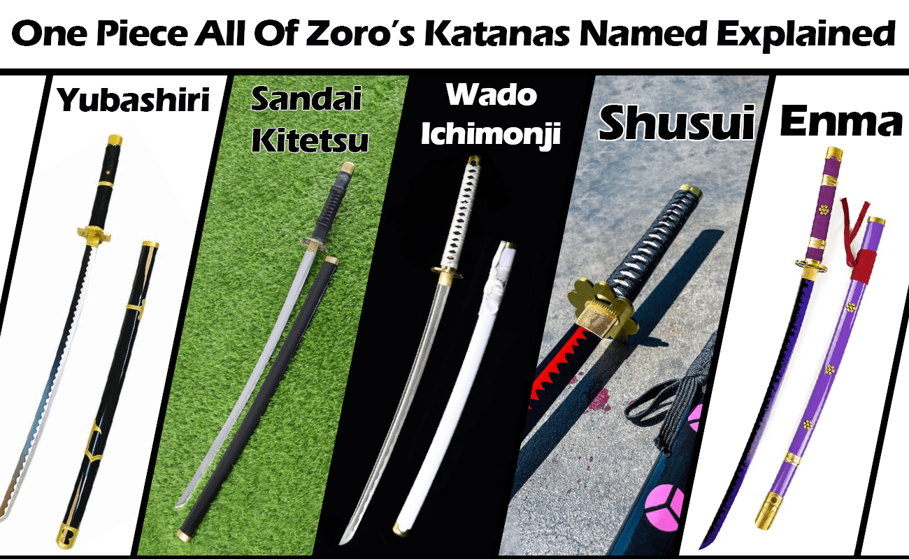 One Piece All of Zoro’s Katanas Named Explained Swordskingdom