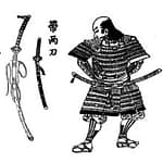 Samurai Katana Sword in Muromachi period