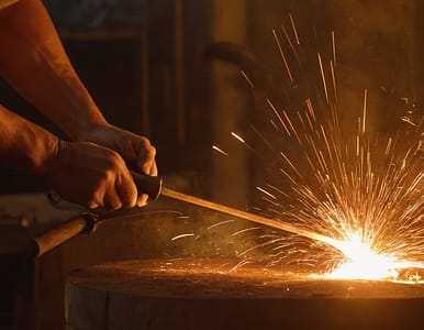 From Crucible to Battlefield: Production of Steel Swords