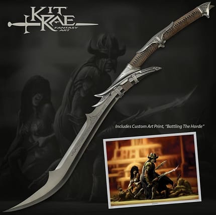 Kit Rae Mithrodin Dark Edition Fantasy Sword