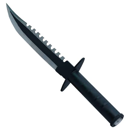Rambo Knife Replica Black 14.75 Inches