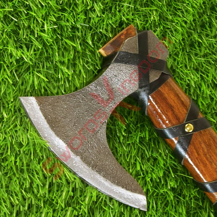 Smith Custom Forged Carbon Steel Viking Axe