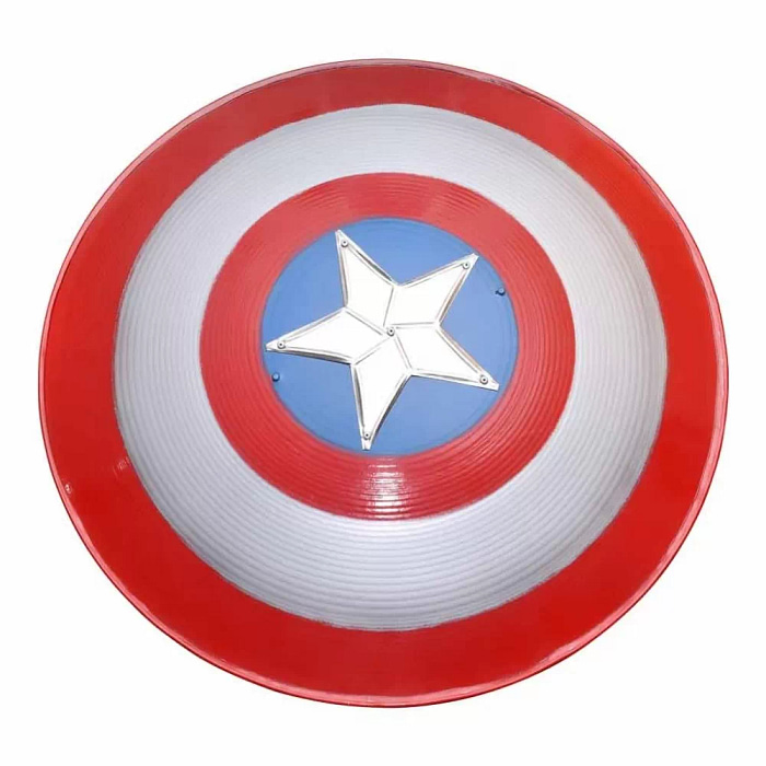 Red Captain America Shield Replica - SwordsKingdom