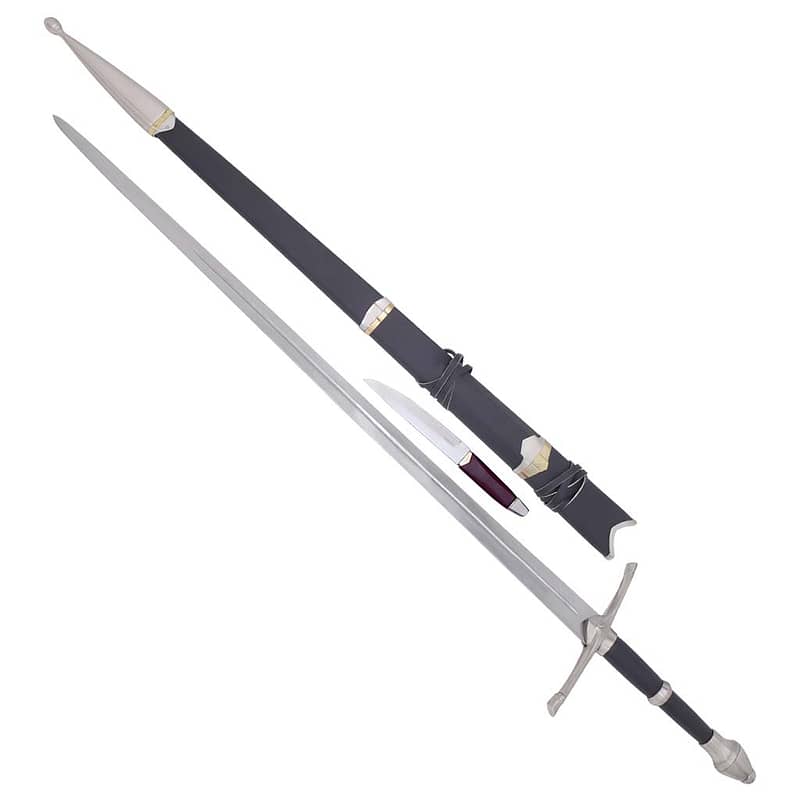 LOTR Aragorn Strider Ranger Sword with knife