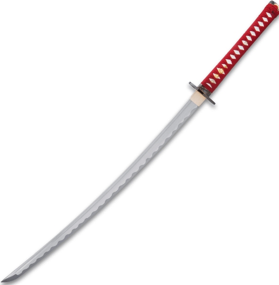 Kojiro Crimson Katana And Scabbard - SwordsKingdom