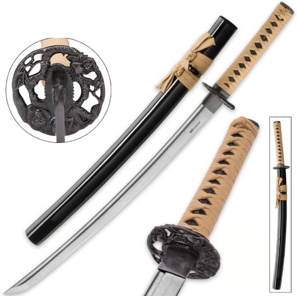 Shinwa Regal Makaku Wakizashi - Samurai Sword