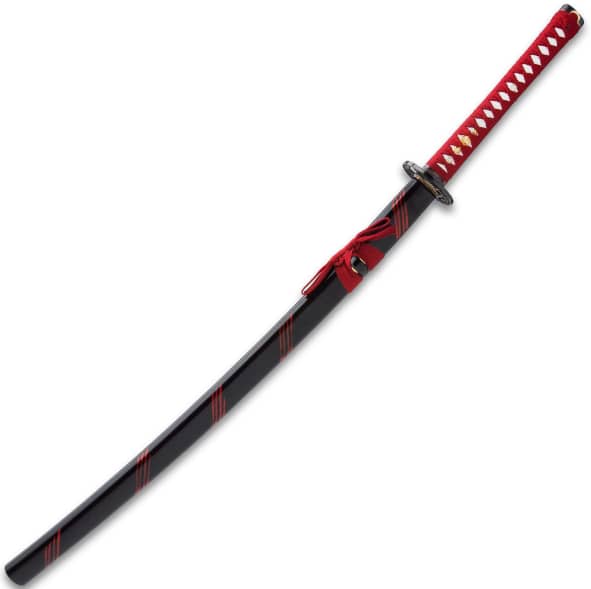 Kojiro Crimson Katana And Scabbard - SwordsKingdom