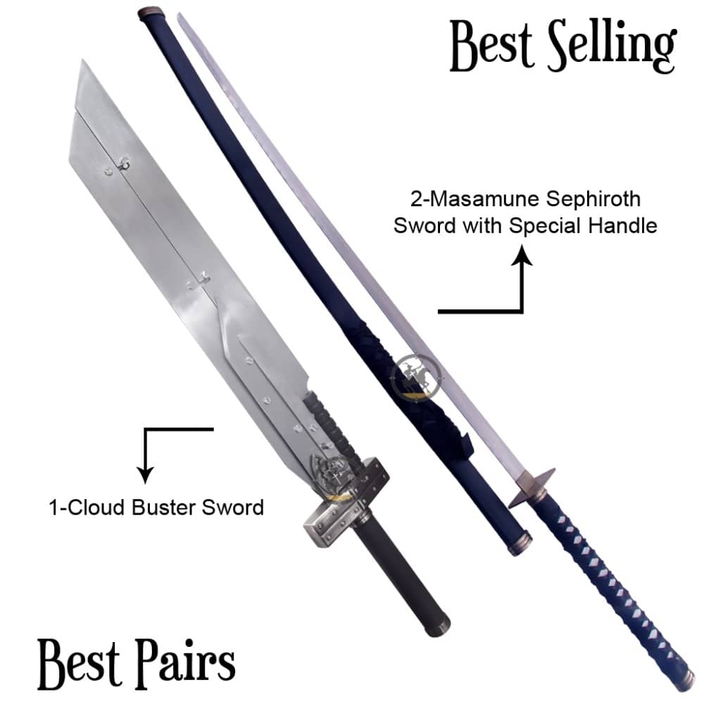 Cloud Buster Sword And Masamune Sephiroths Sword Swordskingdom