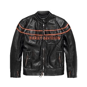 Harley-Davidson Men’s Double Ton Slim Fit Leather Jacket by VenomJackets