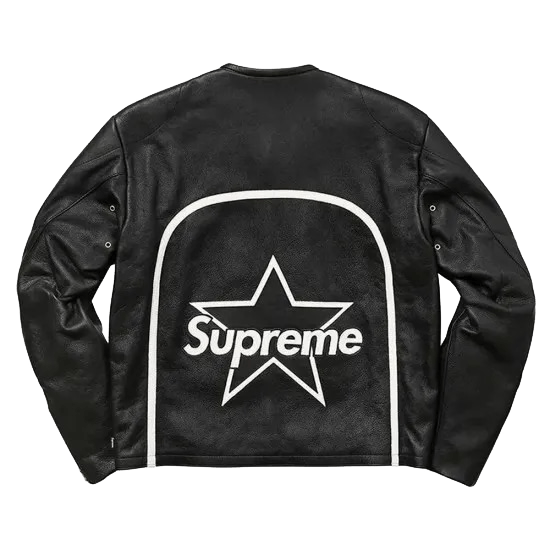 Supreme Vanson Star Real Leather Jacket by VenomJackets