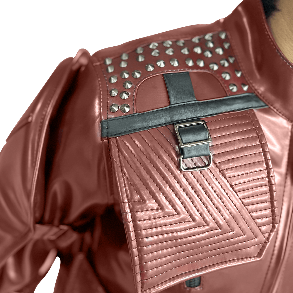 Marvel’s Guardians Of The Galaxy Game Star-lord Maroon Jacket by VenomJackts
