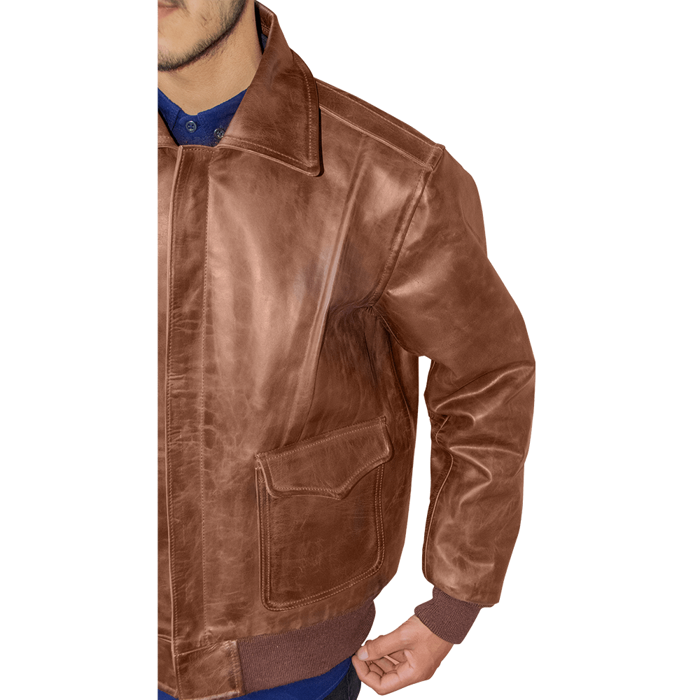 A2 Flight WW2 Government Issue Leather Jacket by Venom Jackets