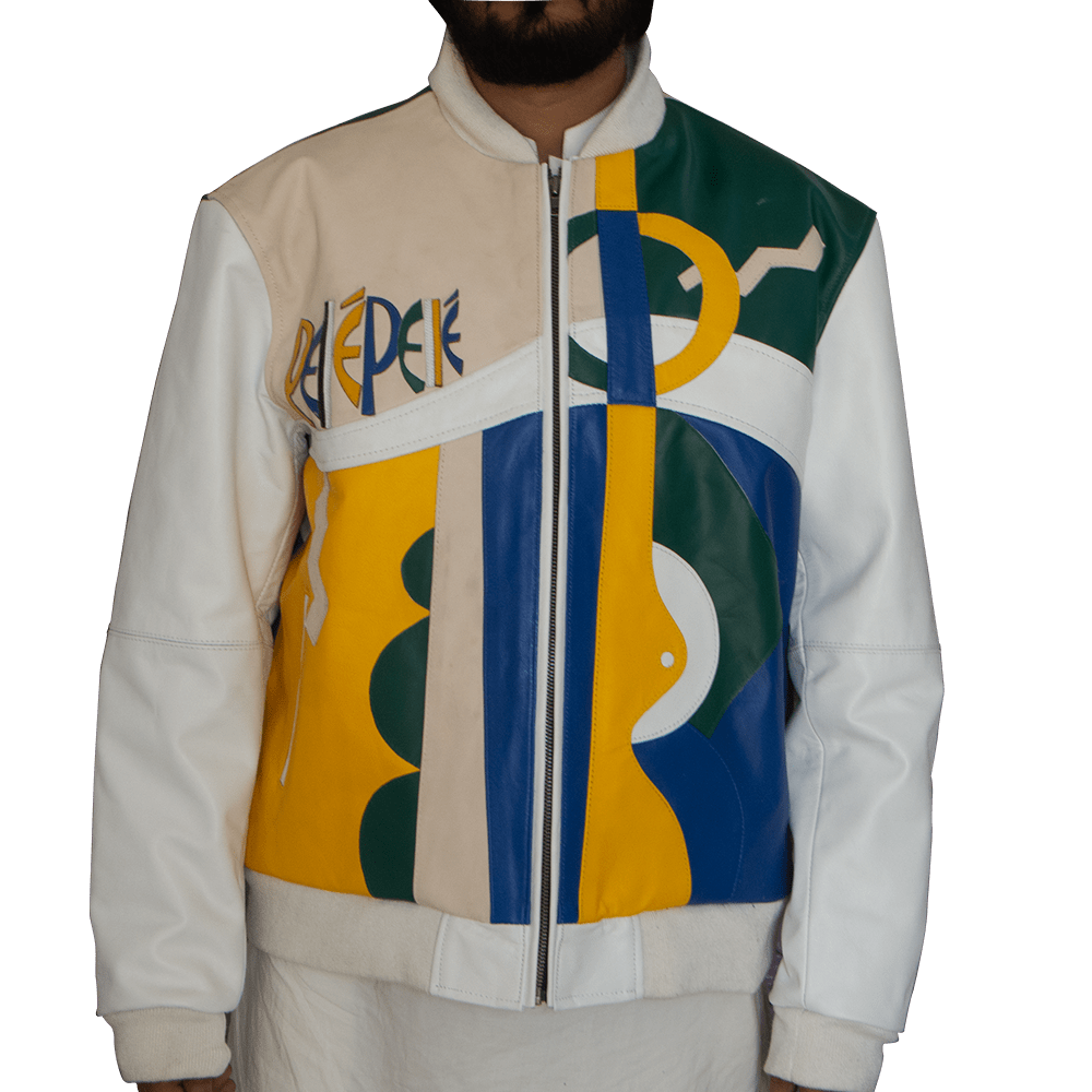 Pelle Pelle Picasso Plush White Leather Jacket by Venom Jackets
