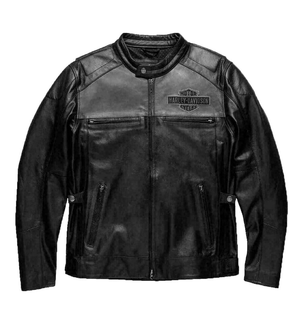 Harley-Davidson Men's Votary Colorblocked Leather Jacket by VenomJackets