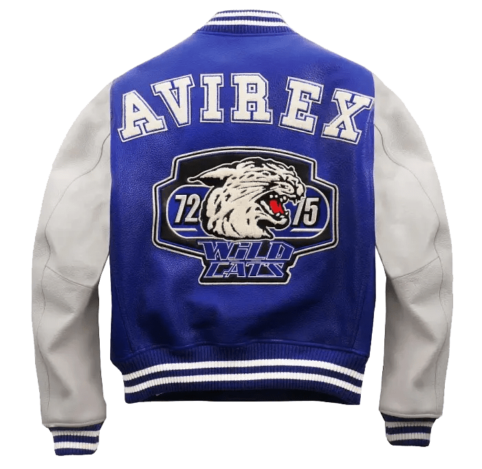 Avirex Wildcat Champion Varsity Jacket Blue by VenomJackets