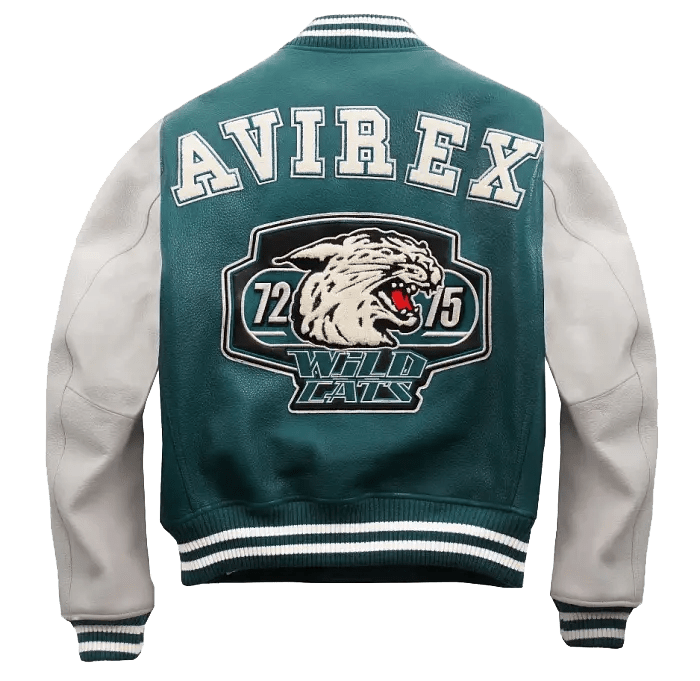 Avirax Wildcat Varsity Jacket Green by VenomJackets