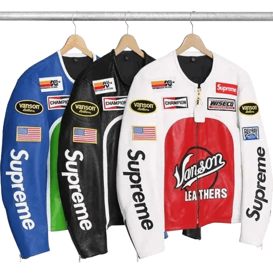 Supreme Vanson Star Real Leather Jacket by VenomJackets