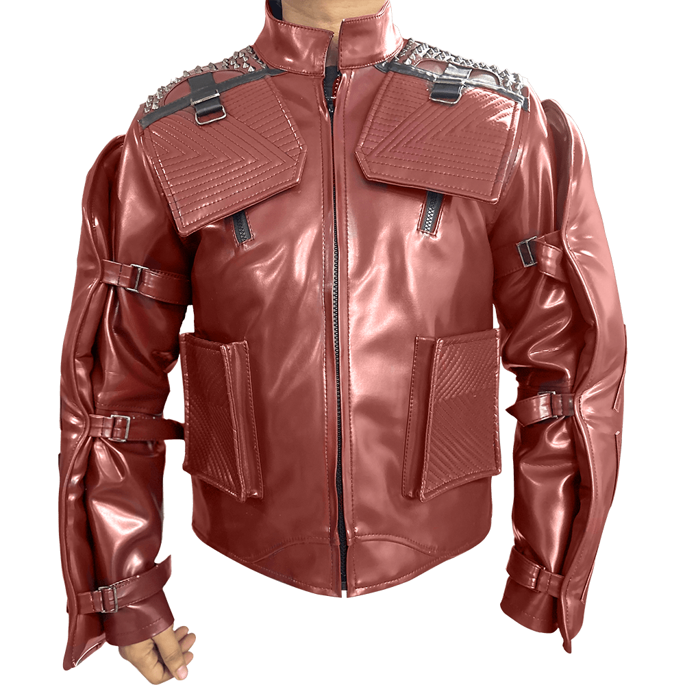Marvel’s Guardians Of The Galaxy Game Star-lord Maroon Jacket by VenomJackts