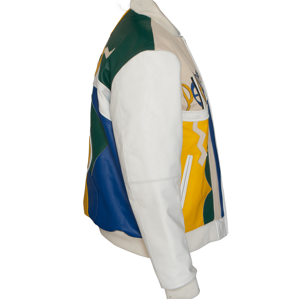 Pelle Pelle Picasso Plush White Leather Jacket by Venom Jackets
