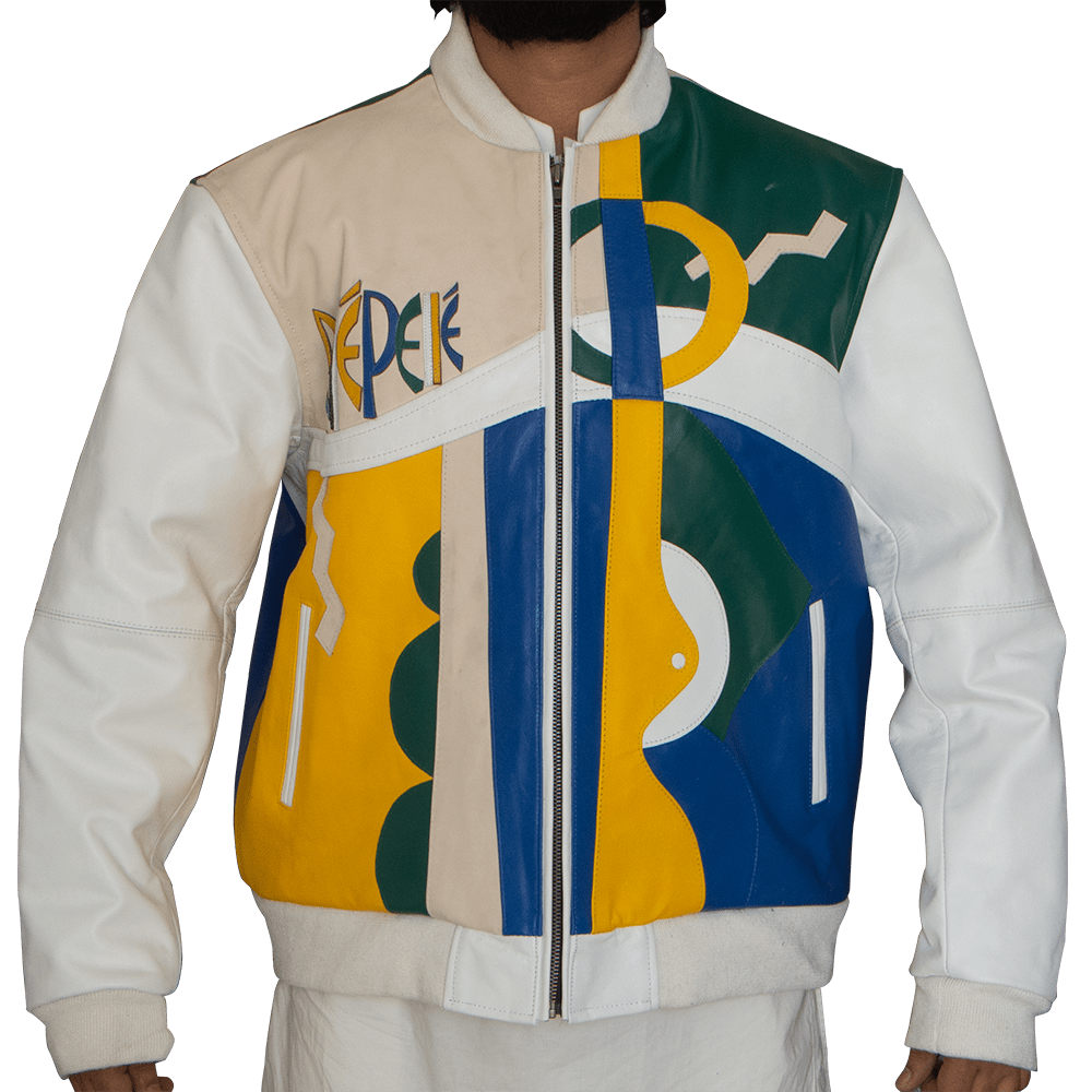 Pelle Pelle Picasso Plush White Leather Jacket by Venom Jackets