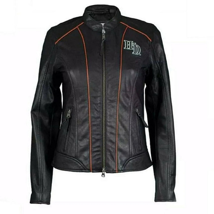 New Harley Davidson Ladies Jacket Real Leather New Fashion Motorbike Motorcycle Jackets Touring Motocollection
