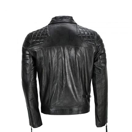 Mens-Black-Sheep-Leather-Vintage-Style-Biker-Fashion-Casual-Leather-Jacket