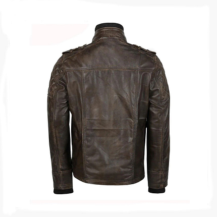 Genuine Leather Jacket, Classic Motorcycle Jacket, Riding Jacket, Light Weight Coat Motocollection