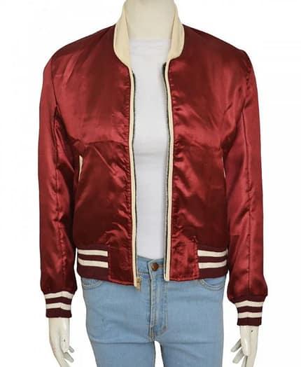 Emma Roberts Nerve Red Bomber Jacket