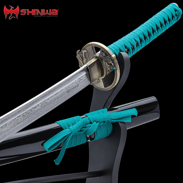 Shinwa Regal Katana Damascus Steel Sword