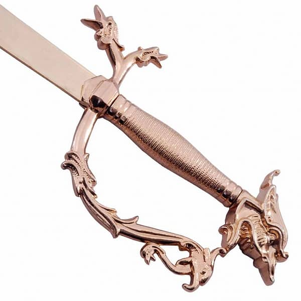 Dragon Scimitar Gold Plated Sword