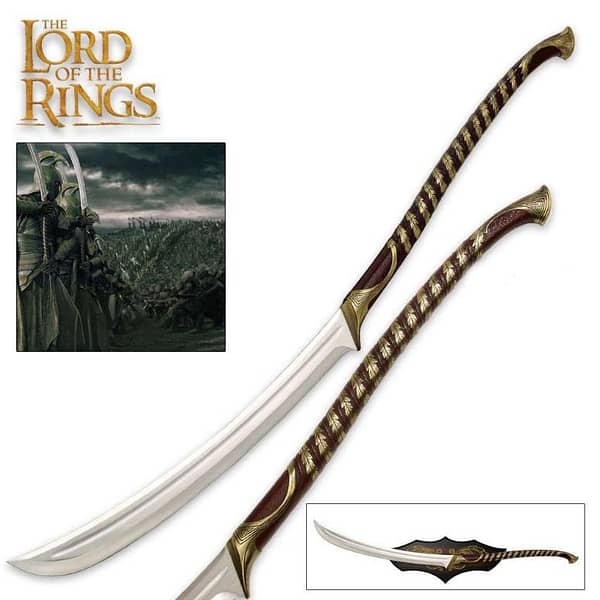 Official Licensed High Elven Warrior Sword from Lord of the Rings