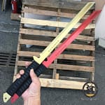 Full Tang Ninja Machete Katana Sword Zombie Tactical Survival Knife