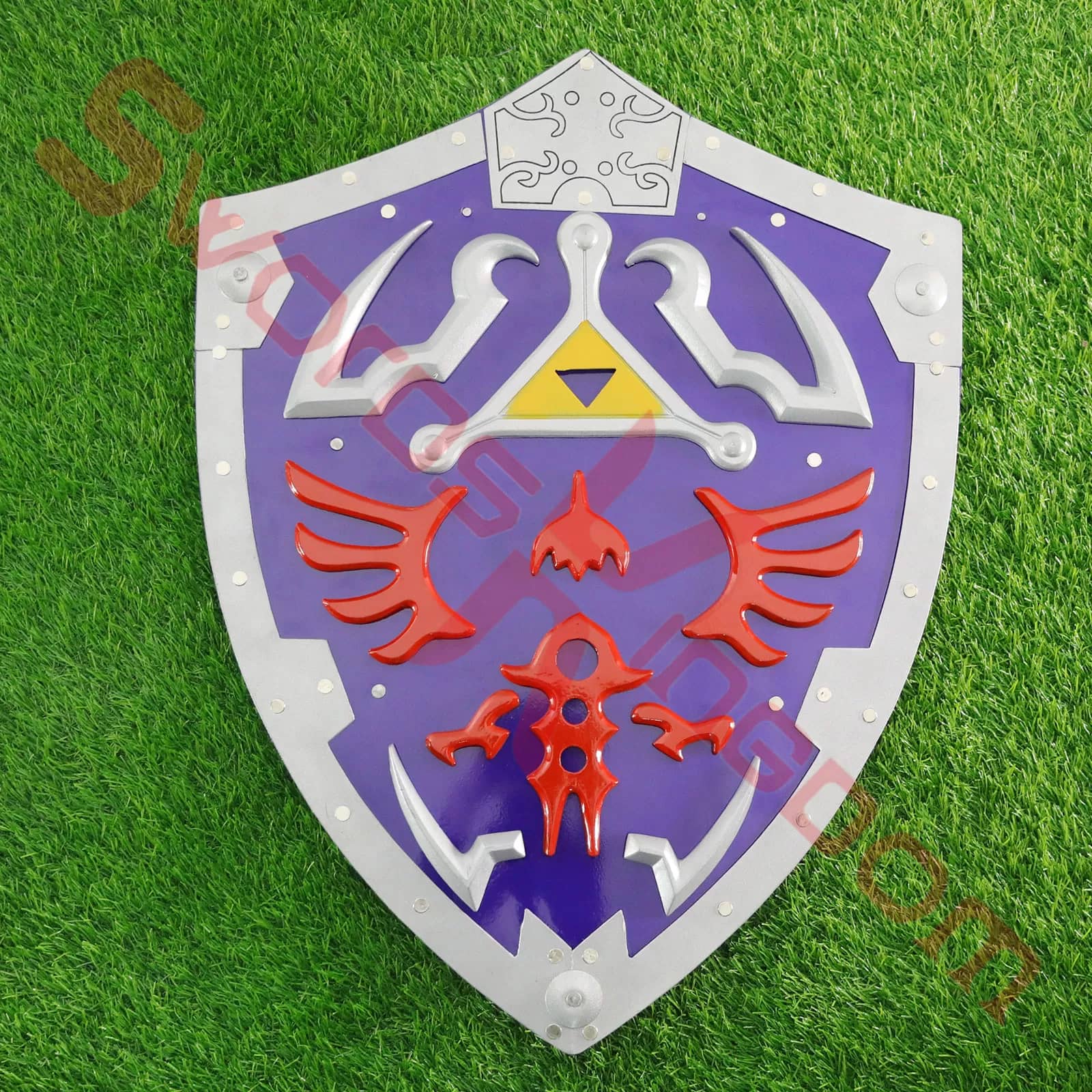 1:1 Full SIze Link's Hylian Shield from the Legend of Zelda with Arm Holder New 