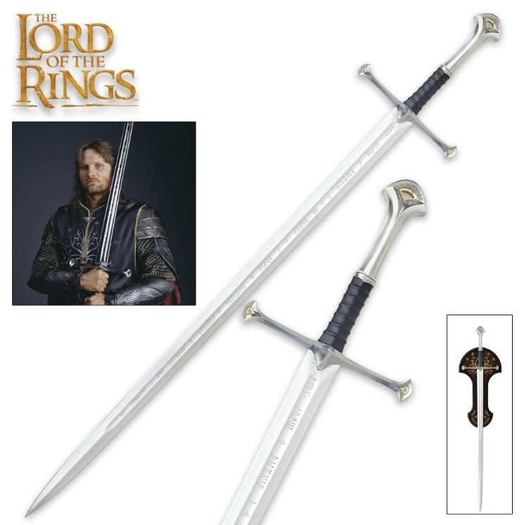 Officially Licensed Anduril Sword Of King Elessar