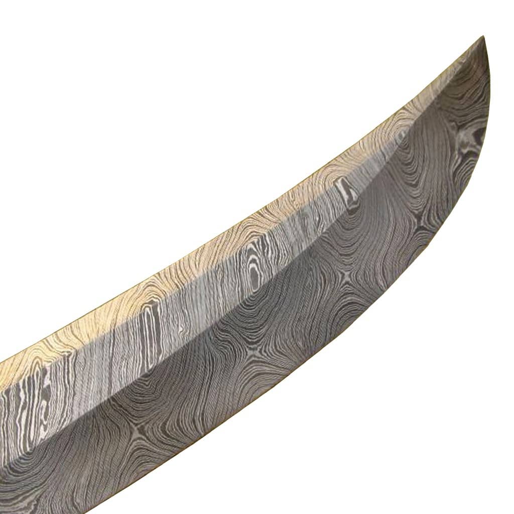 Dashing Looks Custom Handmade Damascus Collectible Knife Excellent Pattern 12.5"