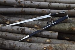 Narsil Sword From Famous TV Series With Free Scabbard and Wall Plaque