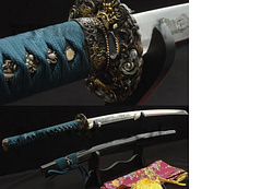 Dragon Carved Blade Folded Steel Katana Swords