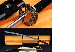 Razor Sharp Folded Steel Full Tang Blade Katana Sword