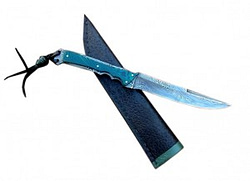 Full Tang Damascus Handmade Knife Hand Grinned Blade