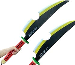 Kimetsu No Yaiba Tengen Uzui Twin Cosplay Swords