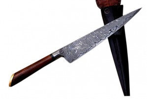 Damascus Custom Criollo Knife Wonderful Blade Leather Sheath 14.5"