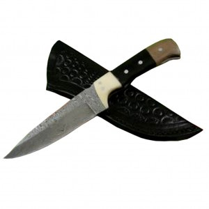 Damascus Full Tang Pocket Knife Outstanding Craftsmanship